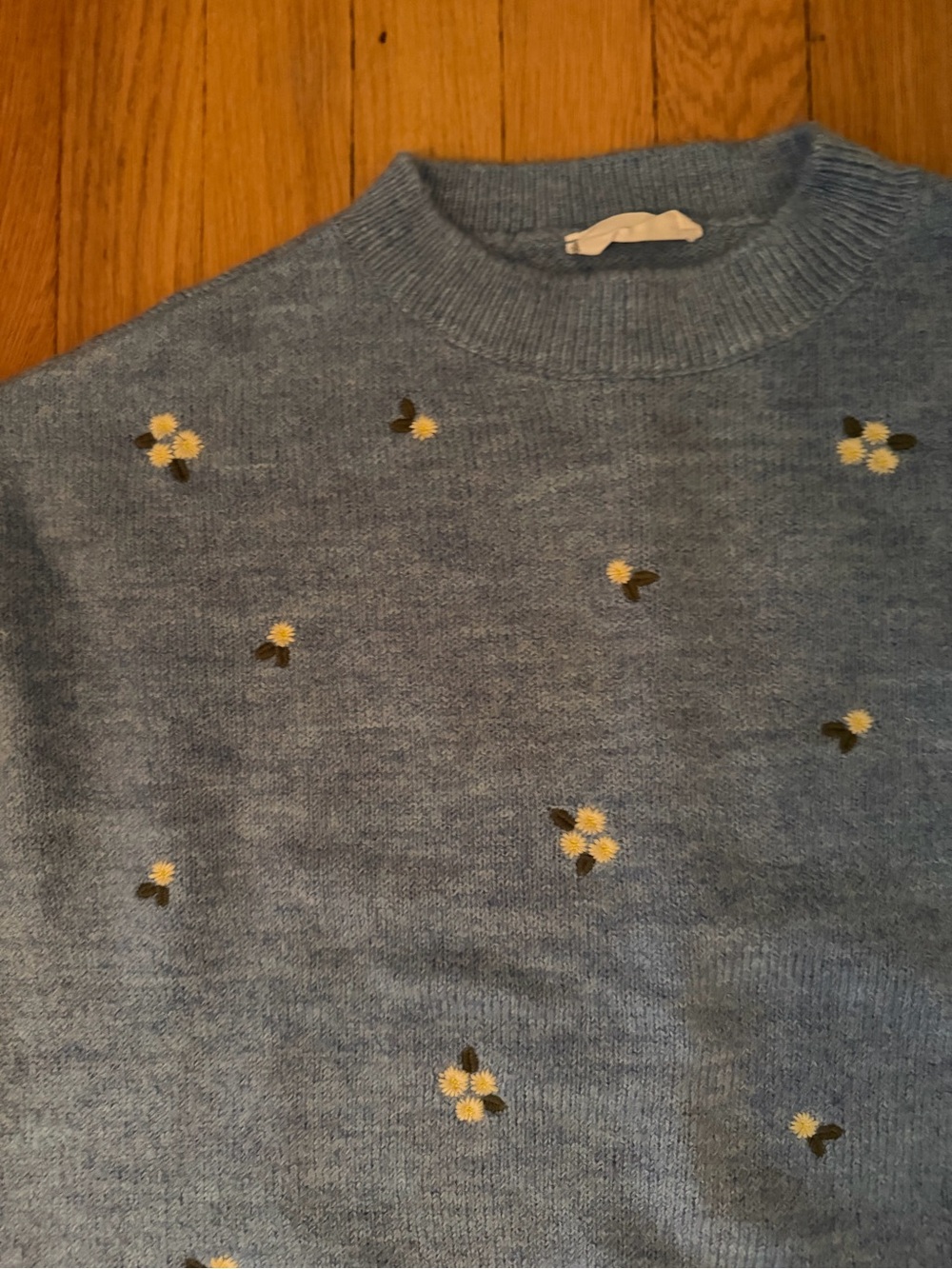 Mango Emroidered Floral Sweater - Picture 2 of 4